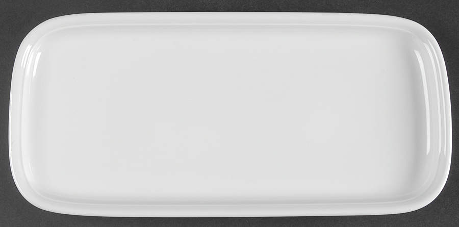 Trend White Large Sandwich Tray by Thomas-1