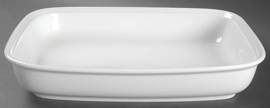 Trend White 12" Rectangular Serving Platter by Thomas-1
