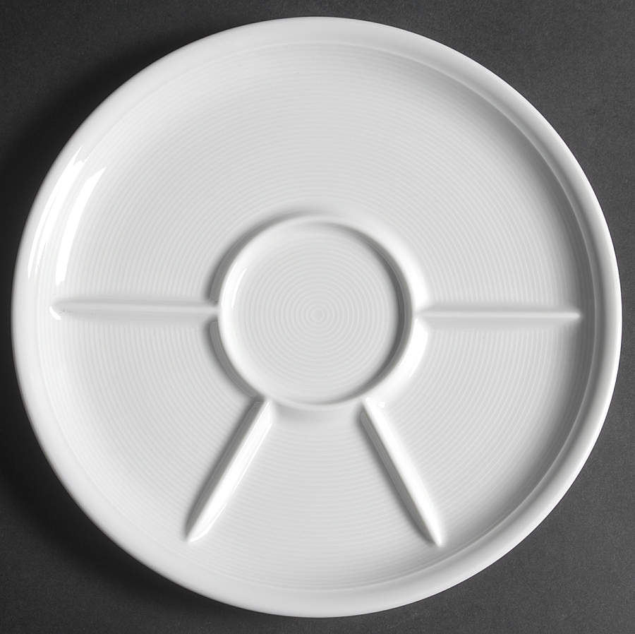 Trend White Fondue Plate by Thomas-1