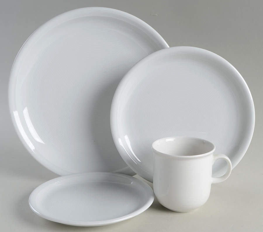 Trend White 4 Piece Place Setting by Thomas-1