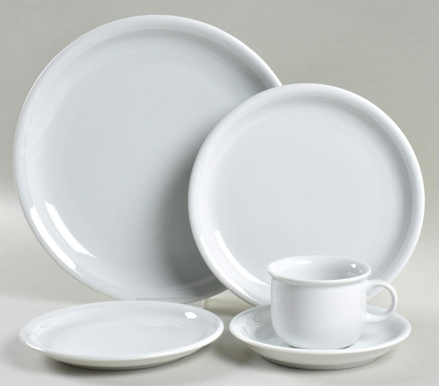 Trend White 5 Piece Place Setting by Thomas-1
