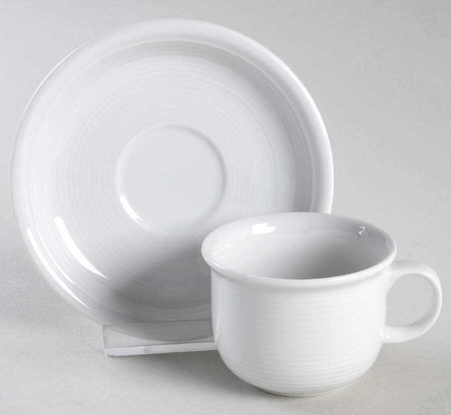 Trend White Espresso Cup and Saucer Set by Thomas-1