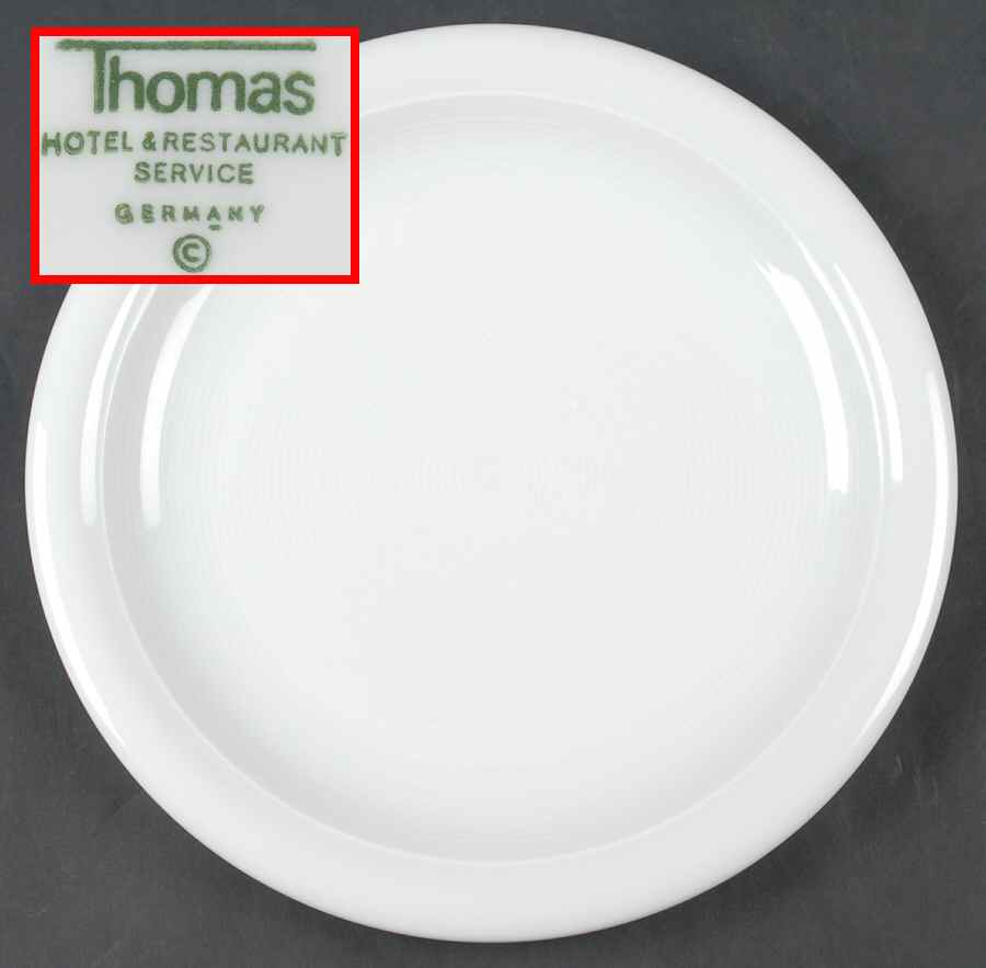Trend White Dinner Plate by Thomas-1