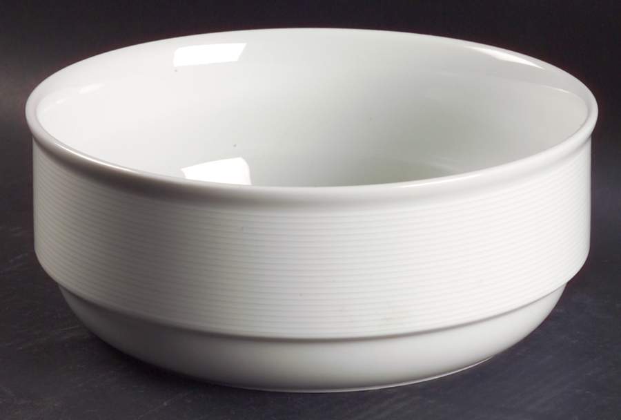Trend White 9" Round Vegetable Bowl by Thomas-1