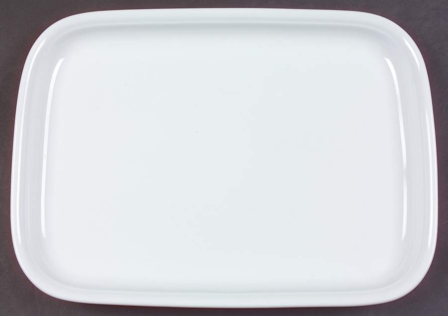 Trend White 13" Rectangular Serving Platter by Thomas-1