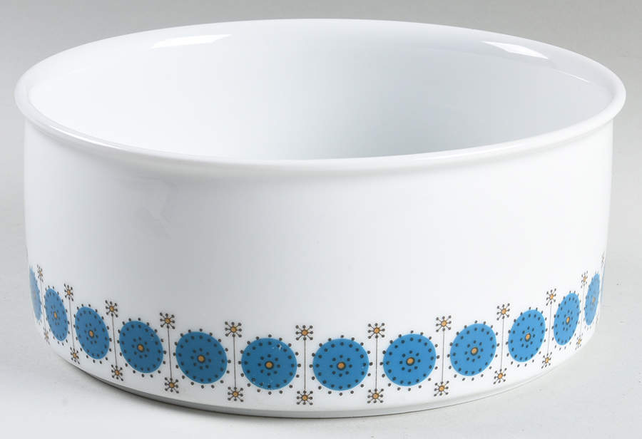 Turquoise 6" Round Vegetable Bowl by Thomas-1