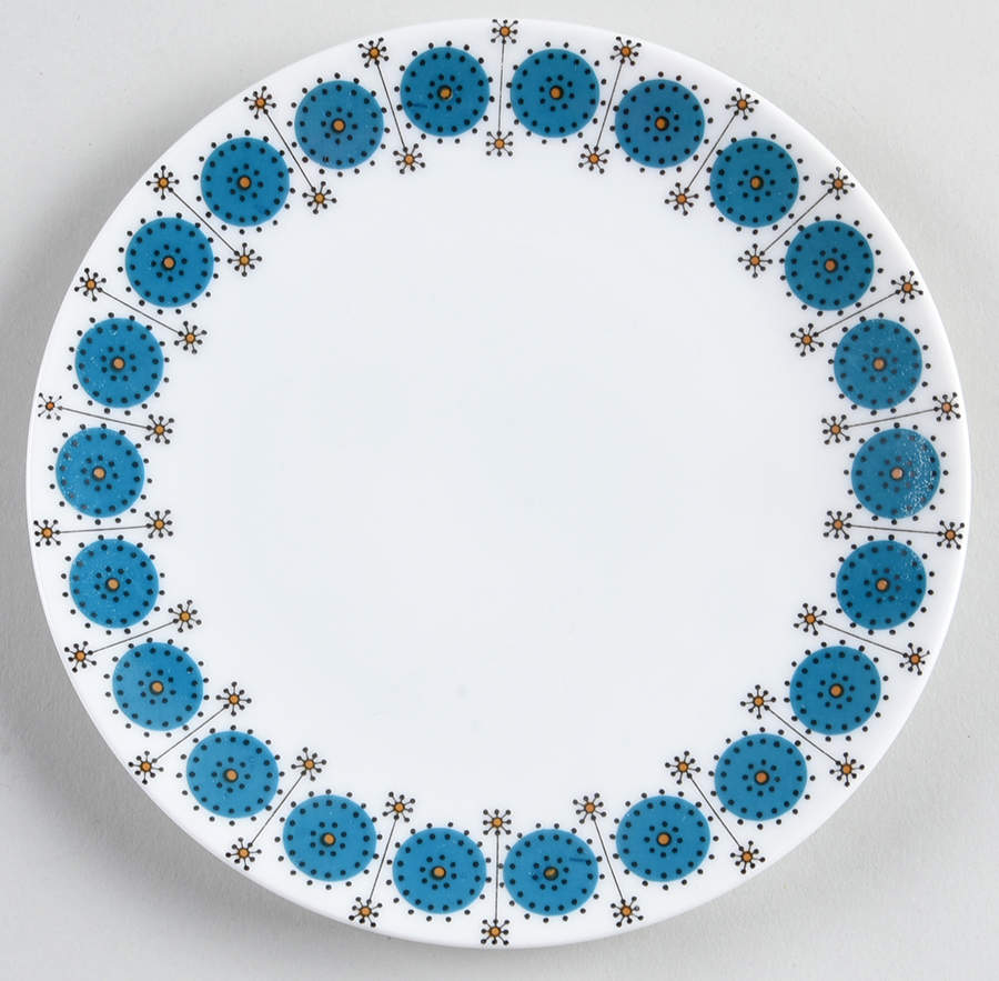 Turquoise Bread & Butter Plate by Thomas-1