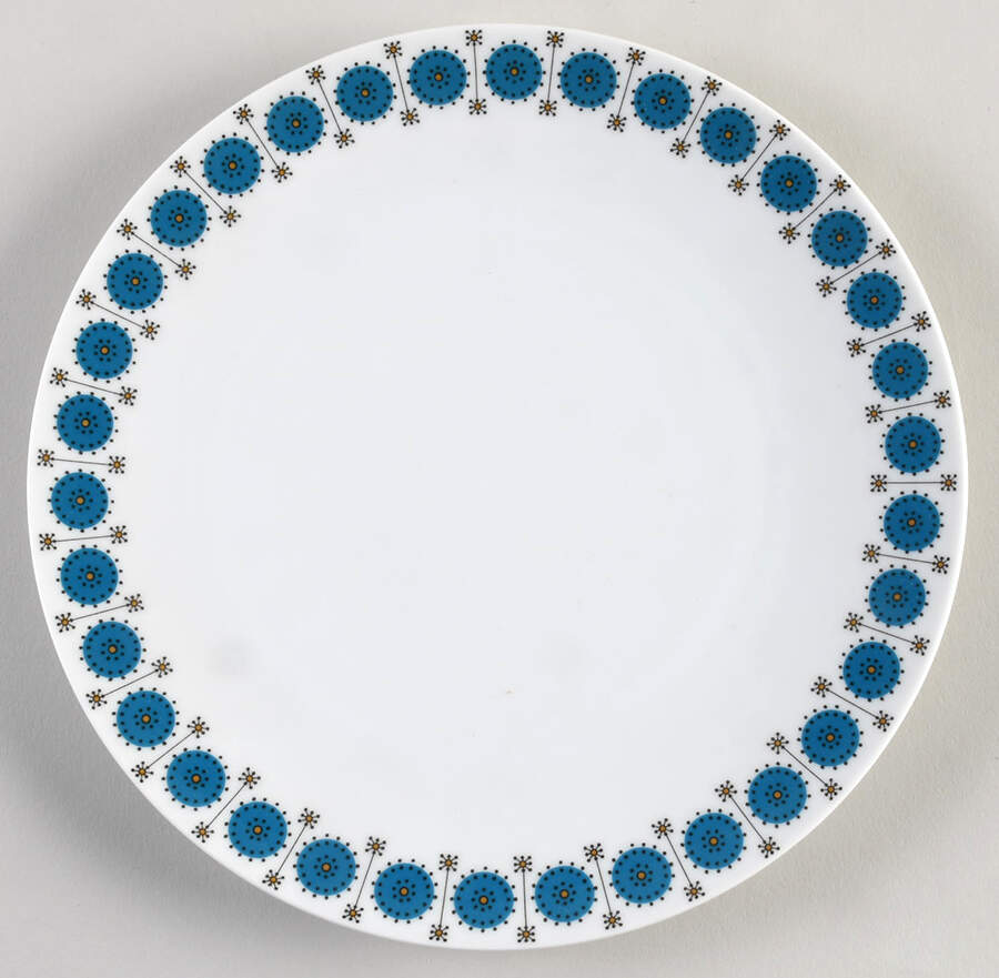 Turquoise Dinner Plate by Thomas-1