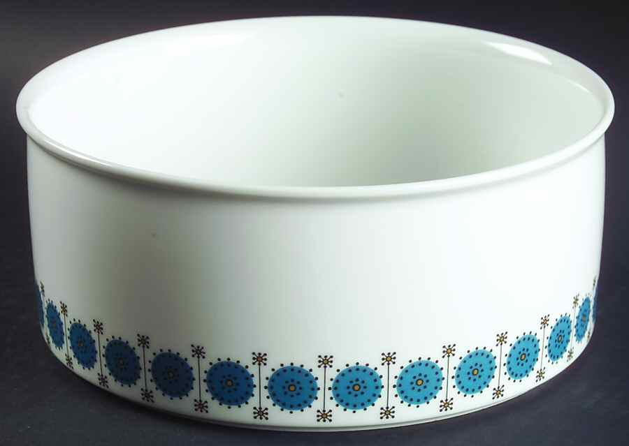 Turquoise 7" Round Vegetable Bowl by Thomas-1