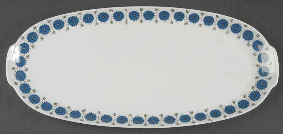 Turquoise Large Sandwich Tray by Thomas-1