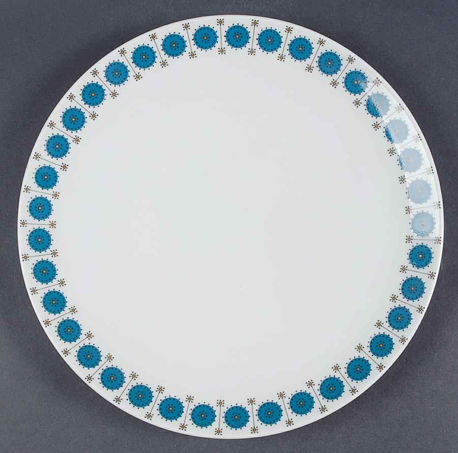 Turquoise Dinner Plate by Thomas-1
