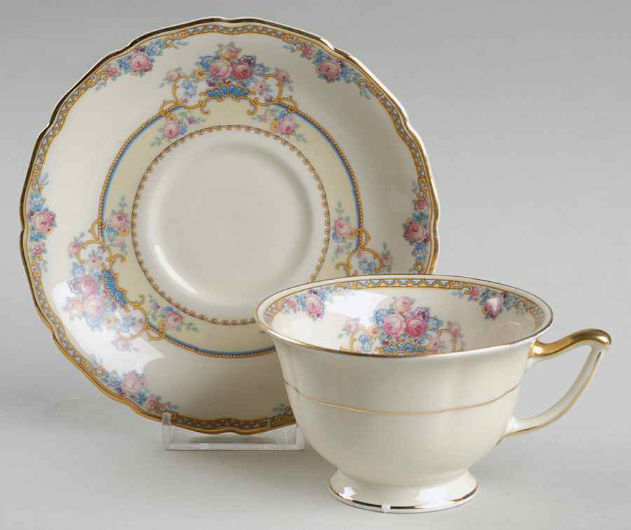 Wakefield Footed Cup & Saucer Set by Thomas-1