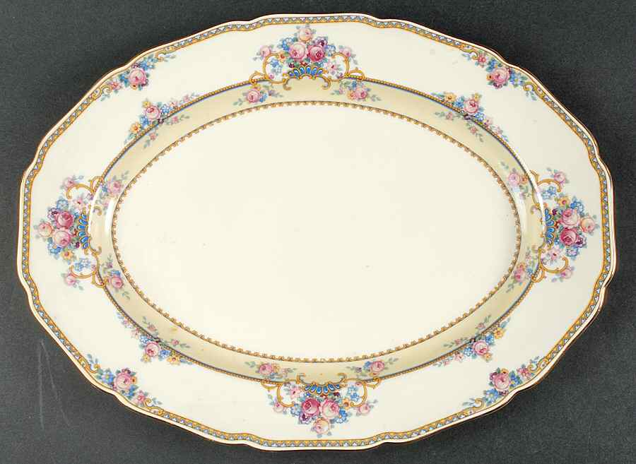 Wakefield 14" Oval Serving Platter by Thomas-1