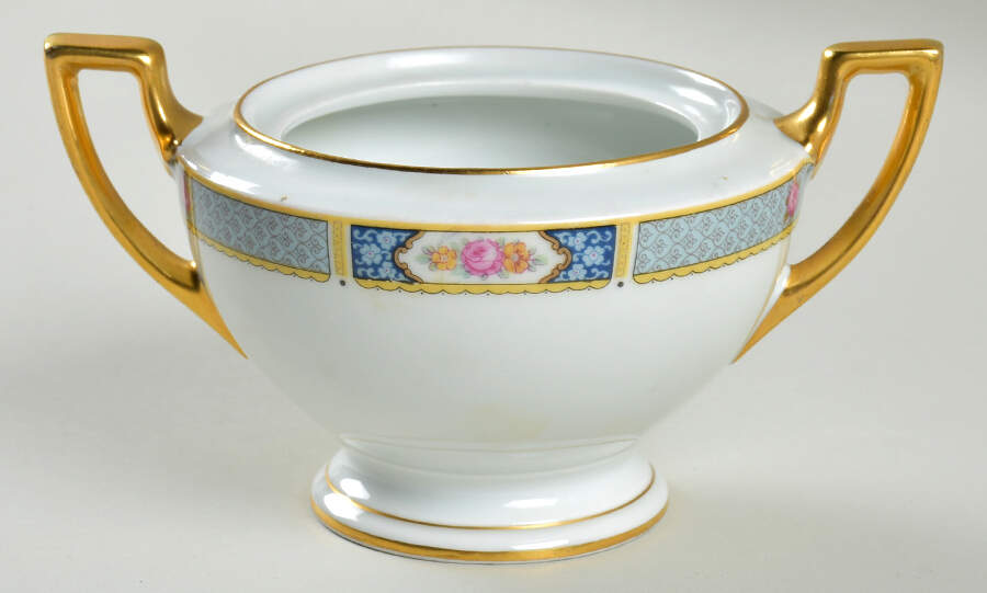 Wales (All White, No Verge) Sugar Bowl No Lid by Thomas-1