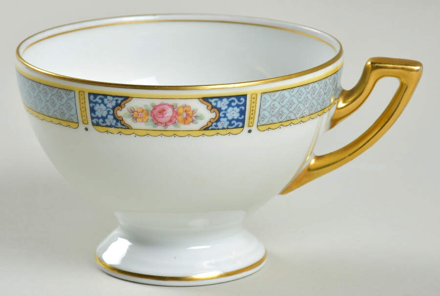 Wales (All White, No Verge) Footed Cup by Thomas-1