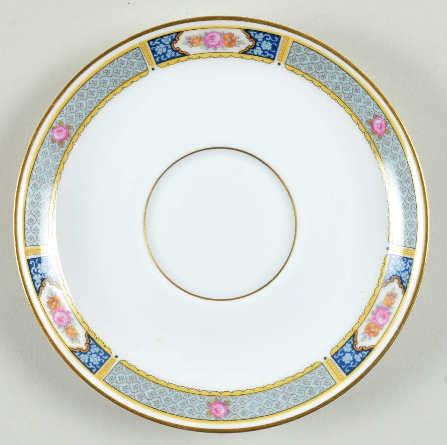Wales (All White, No Verge) Saucer for Bouillon Cup by Thomas-1