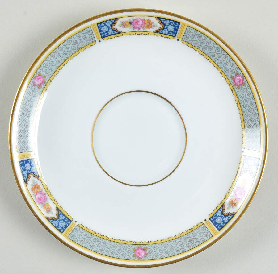 Wales (All White, No Verge) Saucer by Thomas-1