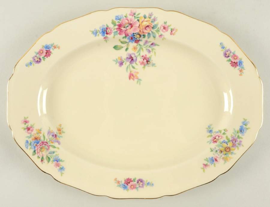 The Wentworth 14" Oval Serving Platter by Thomas-1