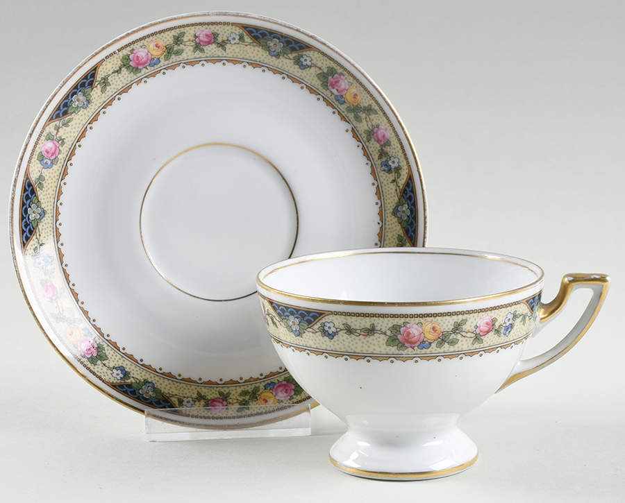 Yorke Footed Cup & Saucer Set by Thomas-1