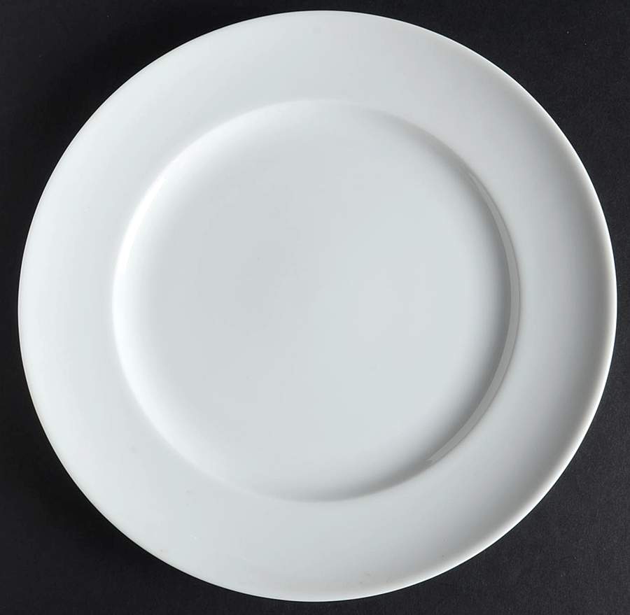 York White Luncheon Plate by Thomas-1