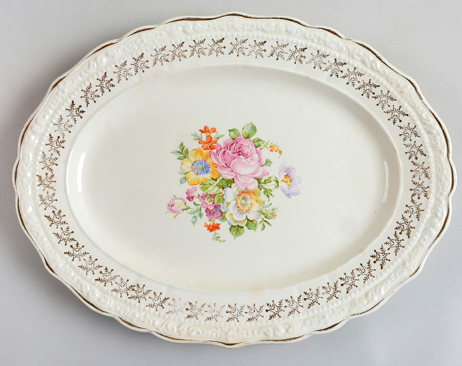 1599 11" Oval Serving Platter by Thompson-1