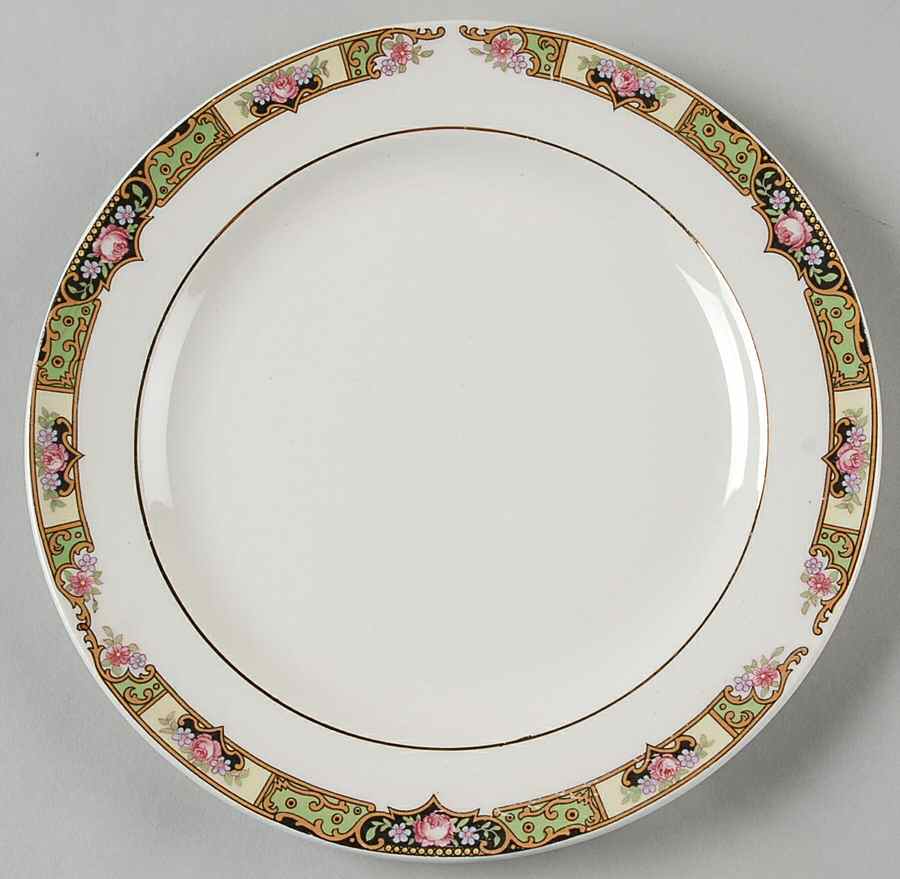 Chartreuse Salad Plate by Thompson-1