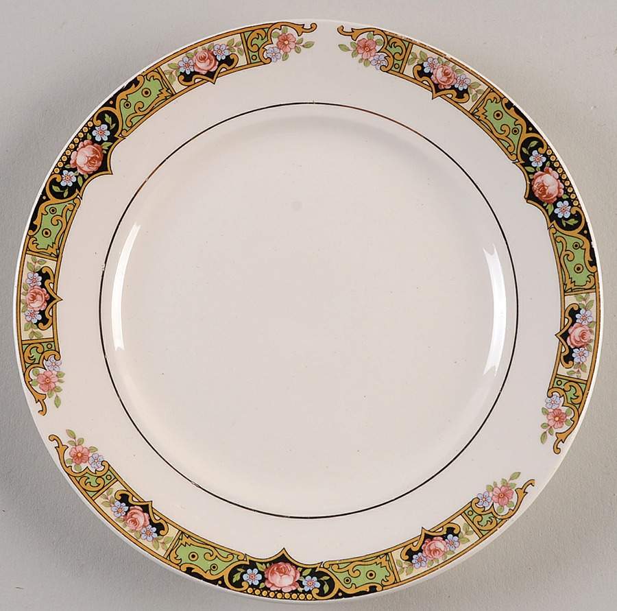 Chartreuse Bread & Butter Plate by Thompson-1