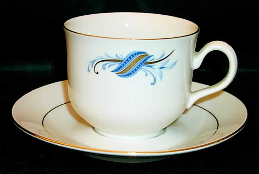 75020 Flat Cup & Saucer Set by Thun-1