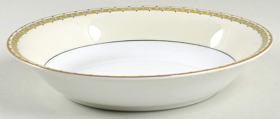 Athena (Yellow Key) Coupe Soup Bowl by Thun-1