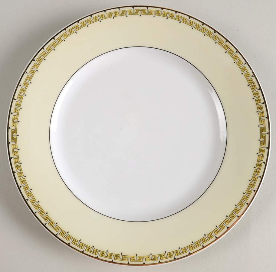 Athena (Yellow Key) Salad Plate by Thun-1