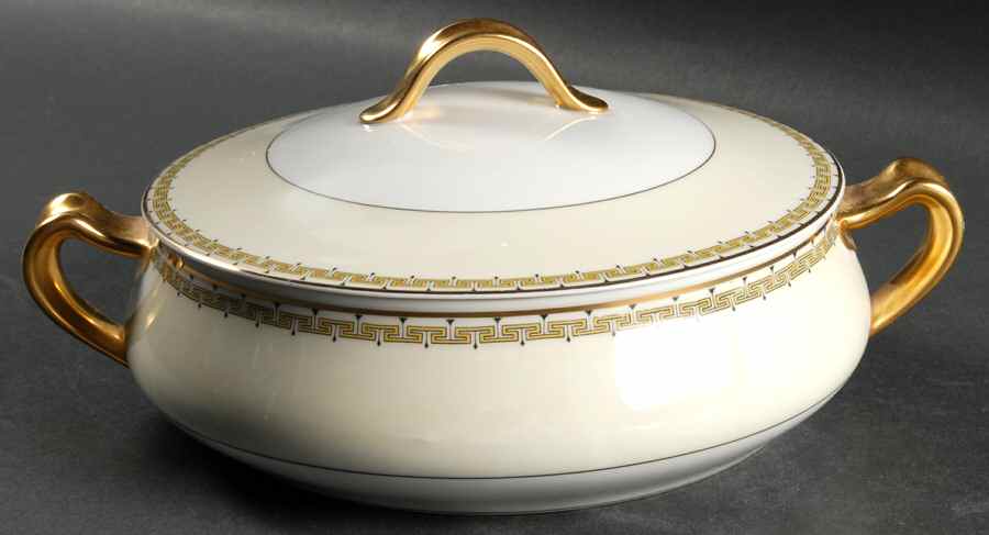 Athena (Yellow Key) Round Covered Vegetable by Thun-1