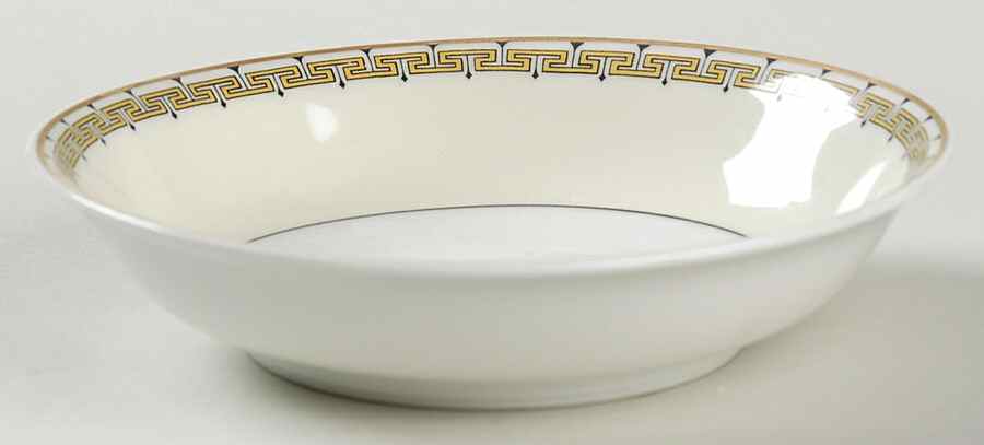 Athena (Yellow Key) Fruit/Dessert (Sauce) Bowl by Thun-1