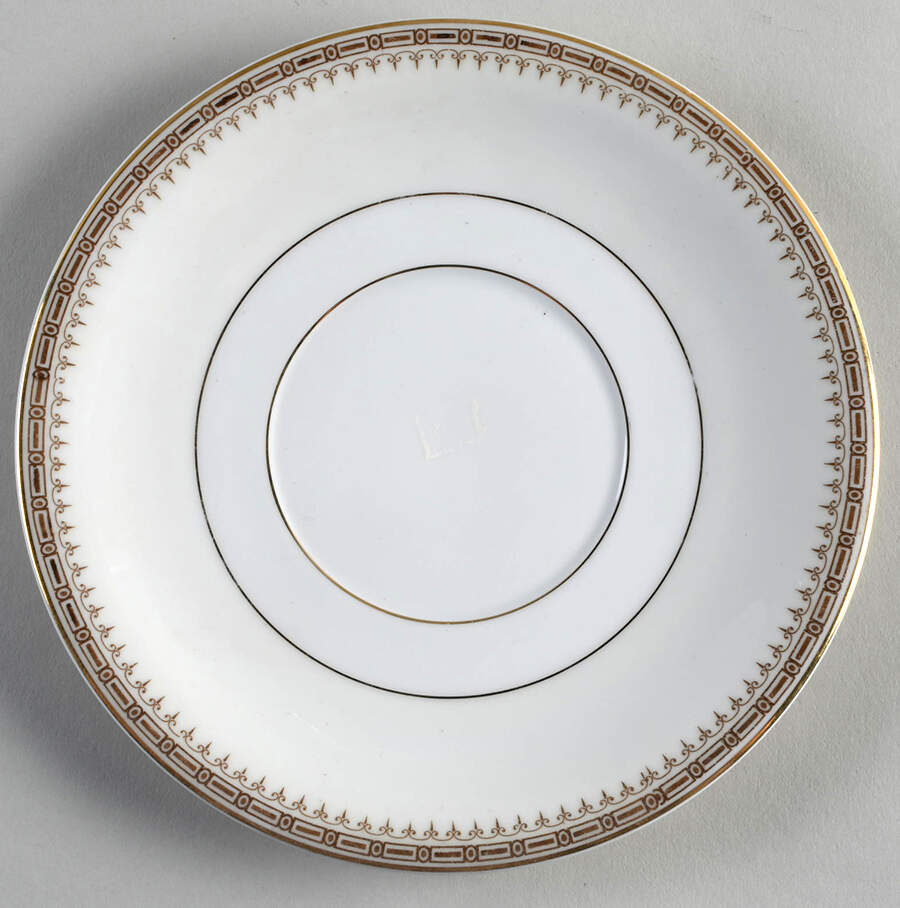 Athena (Brown Blocks) Saucer for Cream Soup Bowl by Thun-1