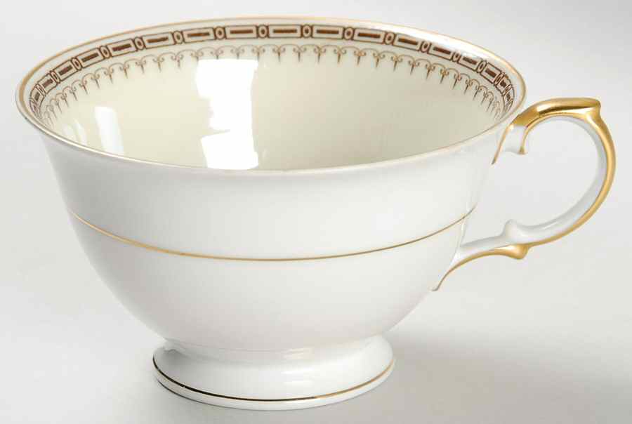 Athena (Brown Blocks) Footed Cup by Thun-1