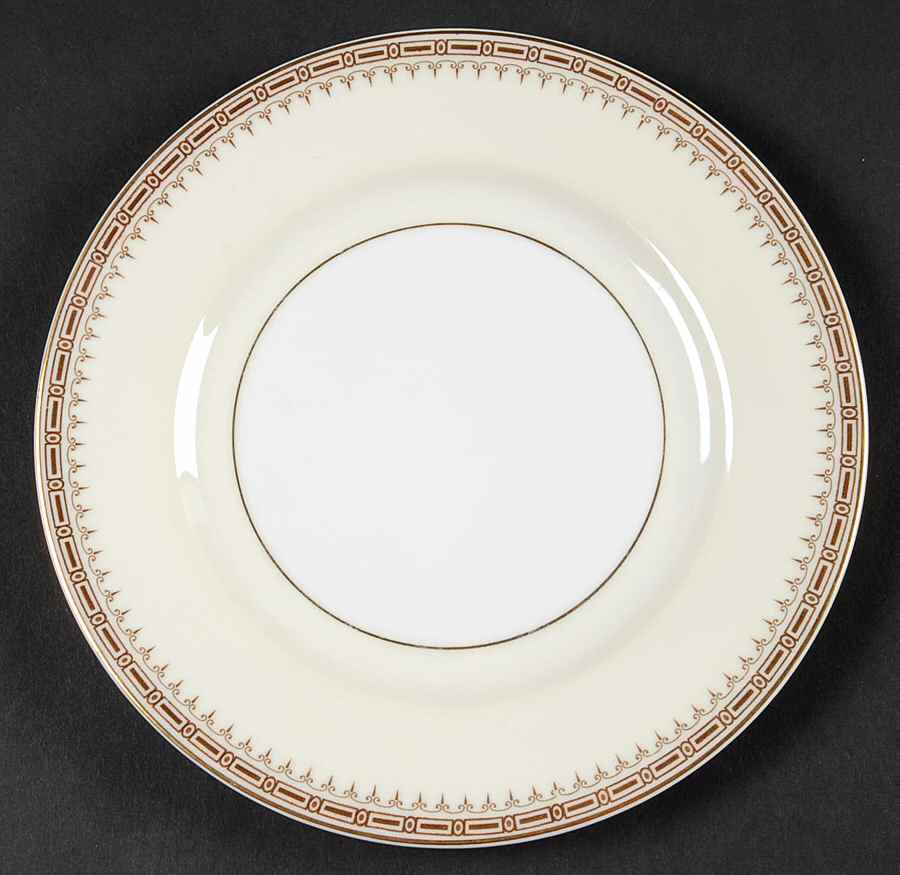Athena (Brown Blocks) Bread & Butter Plate by Thun-1
