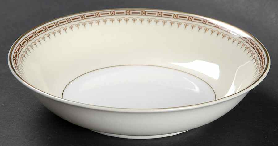 Athena (Brown Blocks) Fruit/Dessert (Sauce) Bowl by Thun-1