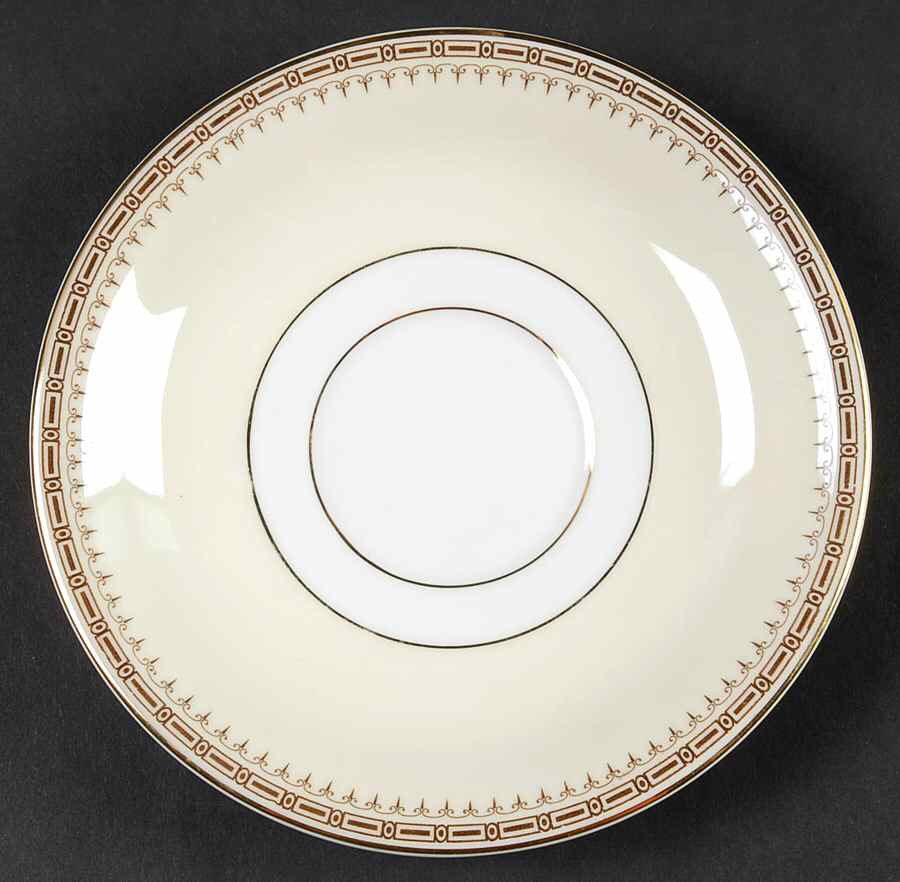 Athena (Brown Blocks) Saucer by Thun-1