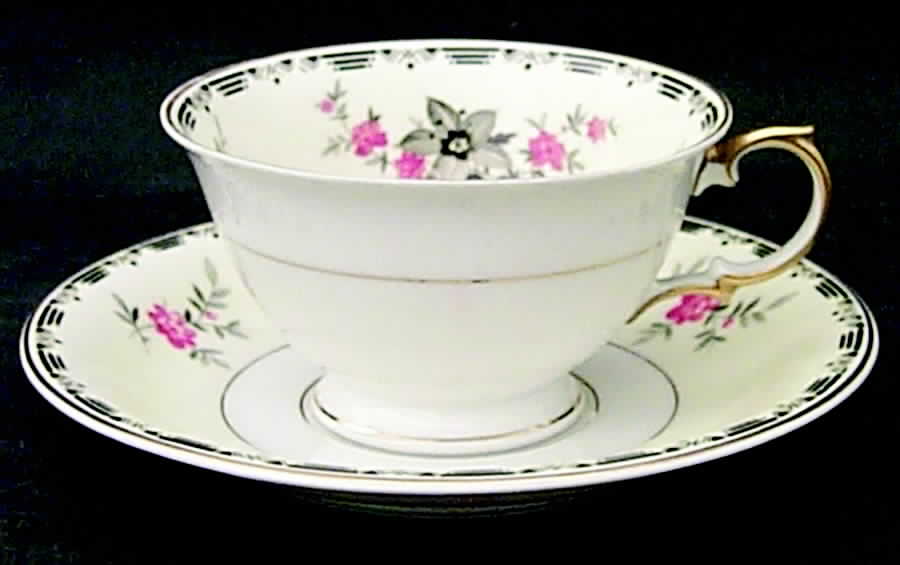 Barclay Footed Cup & Saucer Set by Thun-1