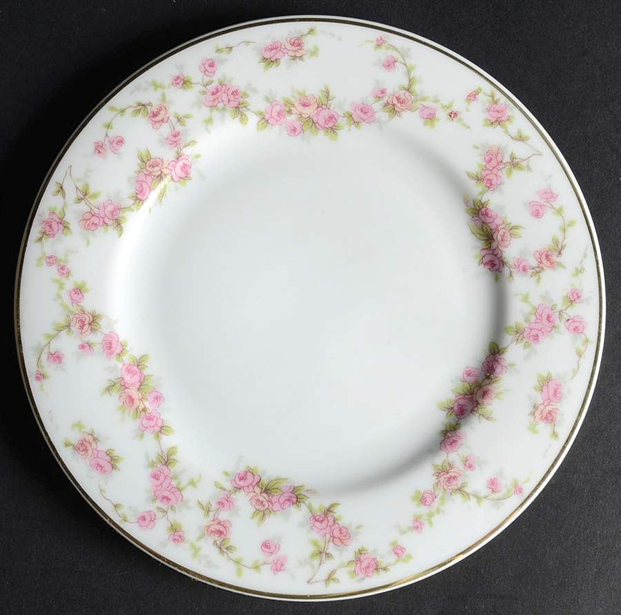 Bridal Rose (Smooth) Bread & Butter Plate by Thun-1
