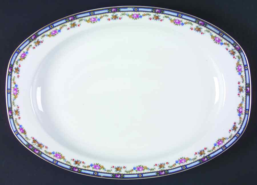 Carlton 13" Oval Serving Platter by Thun-1