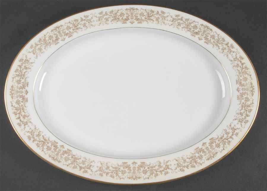 Claridge 16" Oval Serving Platter by Thun-1