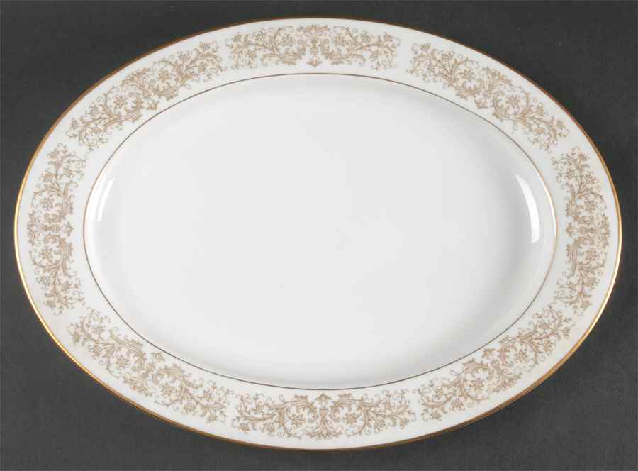 Claridge 14" Oval Serving Platter by Thun-1