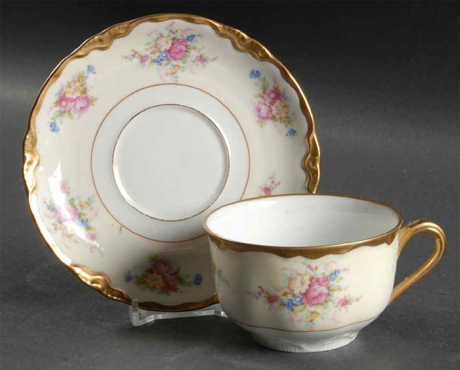 Columbia Flat Cup & Saucer Set by Thun-1