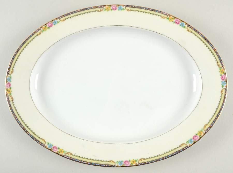 Delaware-Derby 14" Oval Serving Platter by Thun-1