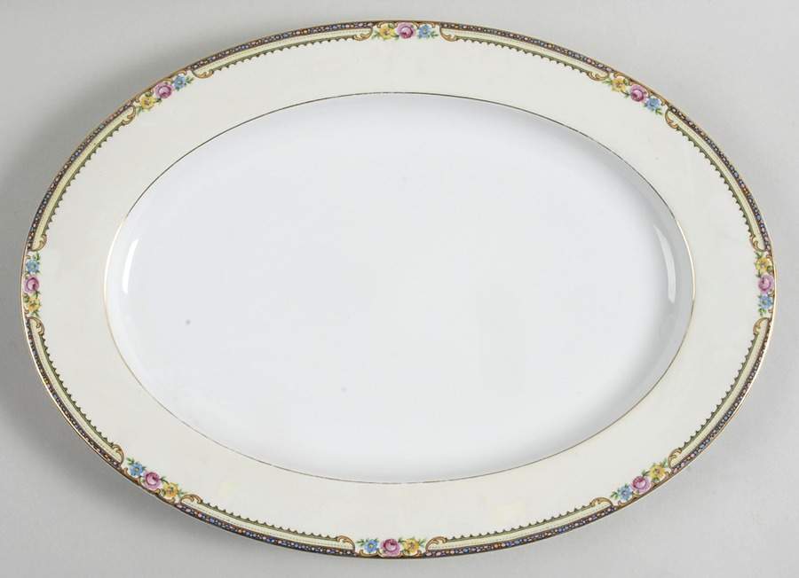 Delaware-Derby 16" Oval Serving Platter by Thun-1