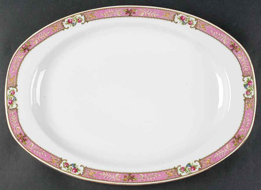 Dubarry 15" Oval Serving Platter by Thun-1