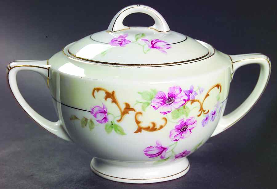 Edna Sugar Bowl & Lid by Thun-1