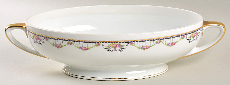 Empire (White) Oval Vegetable No Lid by Thun-1