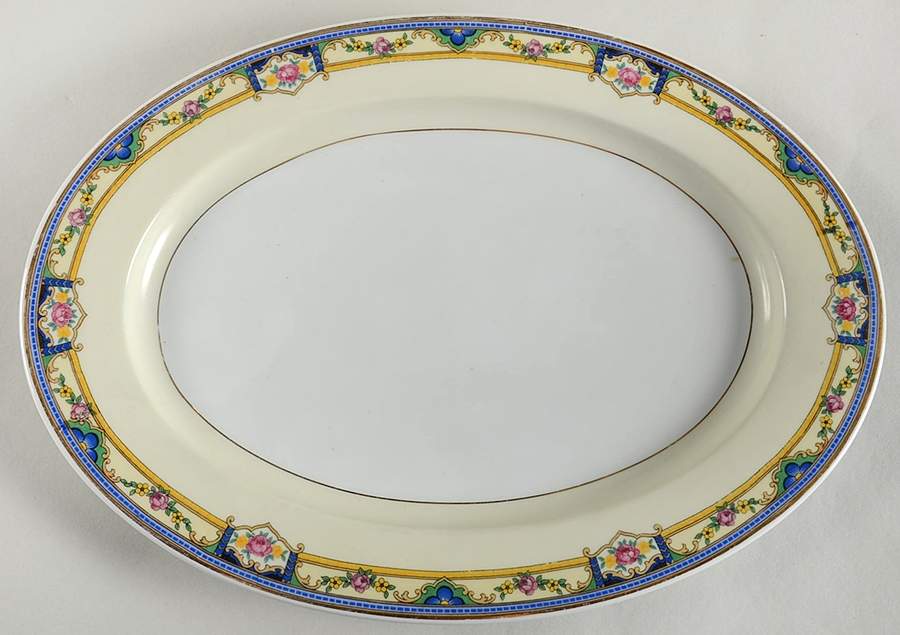 Georgia 12" Oval Serving Platter by Thun-1