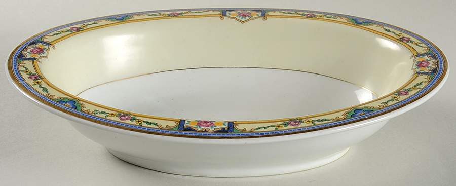 Georgia 9" Oval Vegetable Bowl by Thun-1